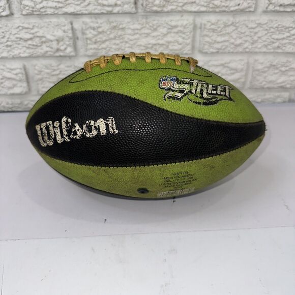 Wilson NFL Street Promo Junior Football PS2 GameCube Xbox Black Green EA Sports - Picture 1 of 6